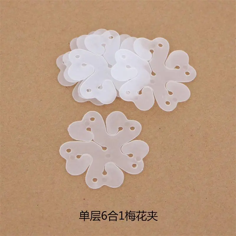 1pc Plum flower clip 1 шт., серебристая, розовая, Золотая лента длиной 10 метров, фольга, латекс, воздушные шары для свадьбы, дня рождения, вечеринки, Декор, гелиевые шары, аксессуары, подарки - Цвет: 1pc Plum flower clip