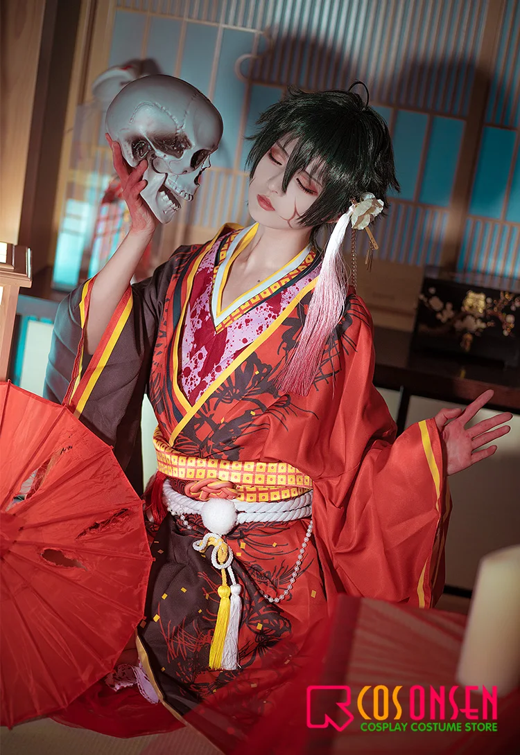 Сценические костюмы звезд cosplayonsen Mika Kagehira Косплей Костюм тамайори Кукольное кимоно с привидениями на заказ