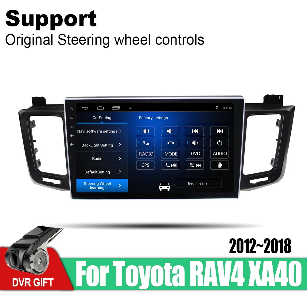 Автомобильный мультимедийный плеер на Android с GPS для Toyota RAV4 XA40 2012 ~ 2018 аксессуары
