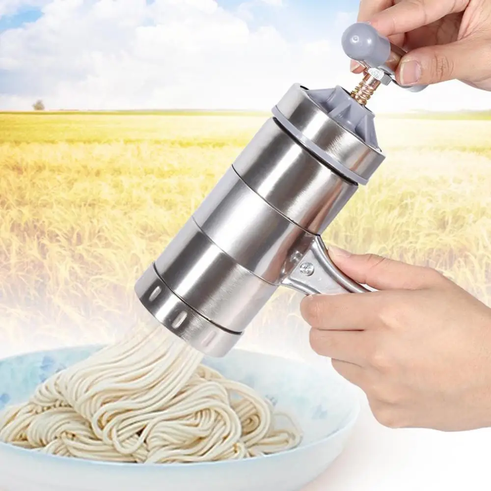 

Pressing Machine Non-slip Handle Kitchen Gadgets Spaetzle Makers Noodles Cut Knife 1PC Manual Section Shallot Cutter manual