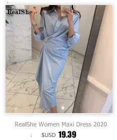 RealShe Fashion Women Dress Ladies V Neck Half Sleeve Button Solid White Dress Robe Ladies Summer Elegant Casual Long Dresses