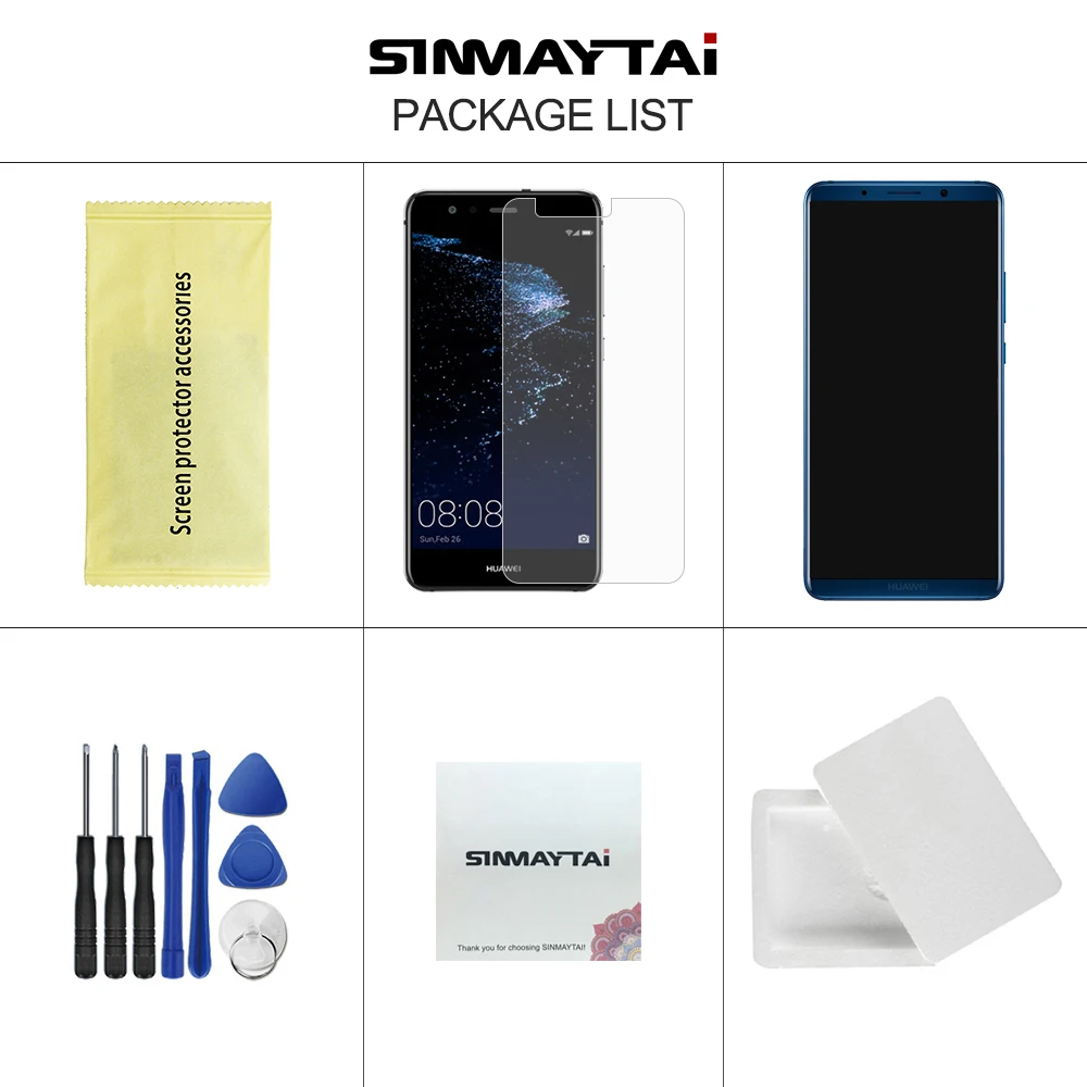 ЖК дисплей 6 0 дюйма для Huawei Mate 10 Pro экран с сенсорным дигитайзером замены дисплея