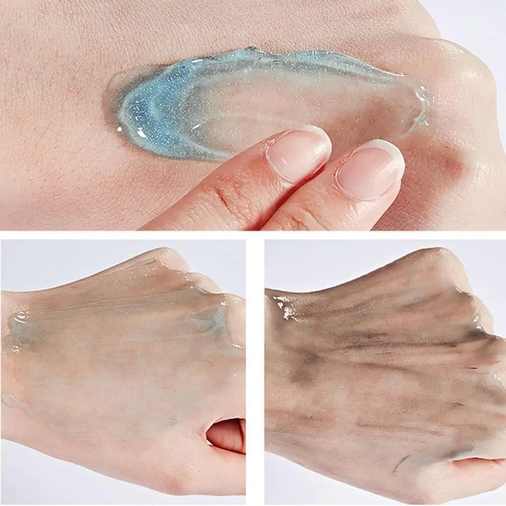 

65ml Blue Copper Peptide Cream Ice Crystal Gel Moisturizing Skin Gel Gel Deep Brightening Cleansing Skin Care Face Exfoliat O1T9