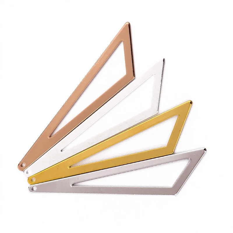 60 мм полый длинный треугольник с одним отверстием аксессуар сделай сам