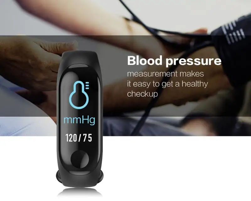 

M3 plus Smart band Wristbands Men Women Waterproof Sports Bracelet Phone Bluetooth Heart Rate Monitor Fitness Wristband