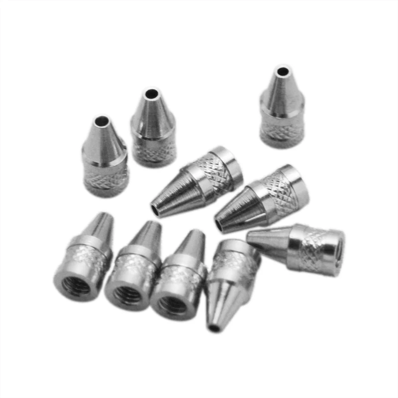 

10pcs/set 1mm 2mm Nozzle Iron Tips Metal Soldering Welding Tip For Electric Vacuum Solder Sucker/Desoldering Pump