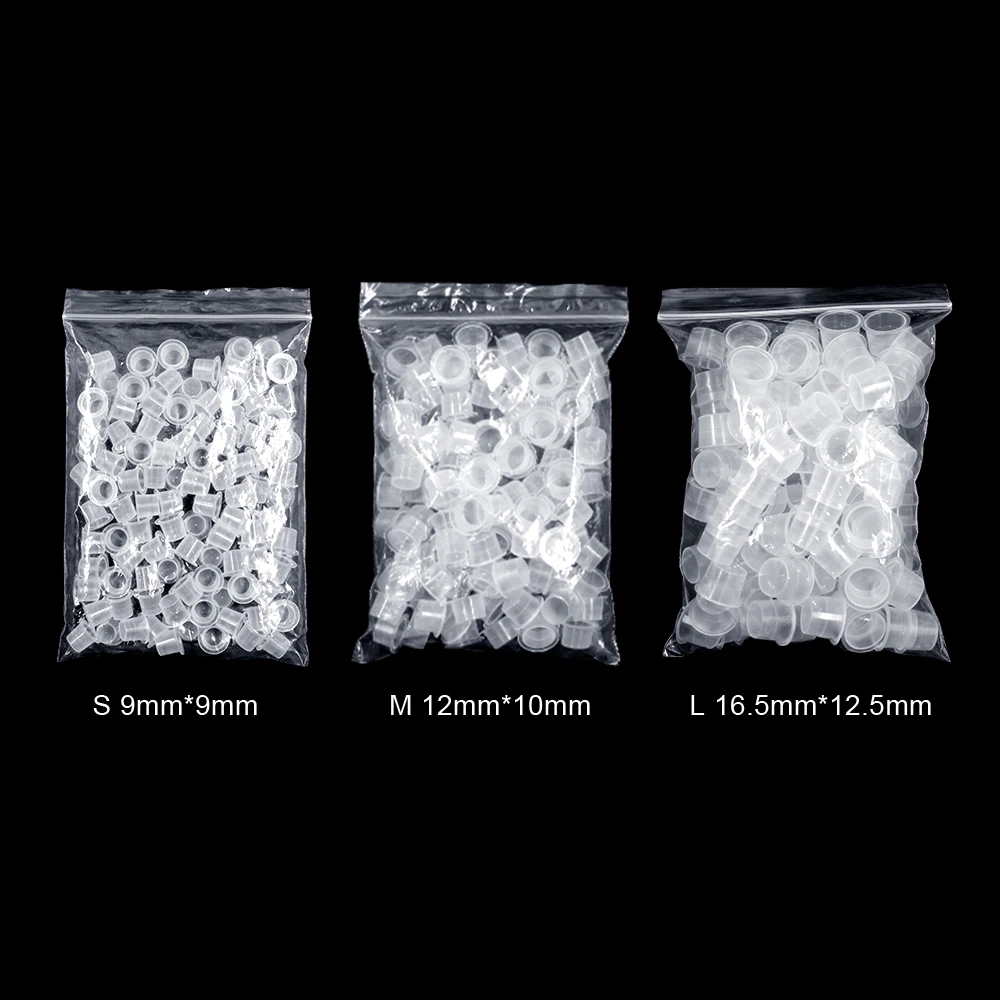 Прозрачный держатель для тату-чернил чашка пигмента контейнер пластиковый