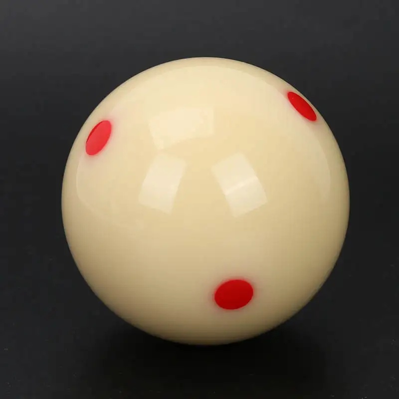 5.72cm Resin Billiard Training Ball Red Dot-Spot Practice Pool Balls for Adults Kids