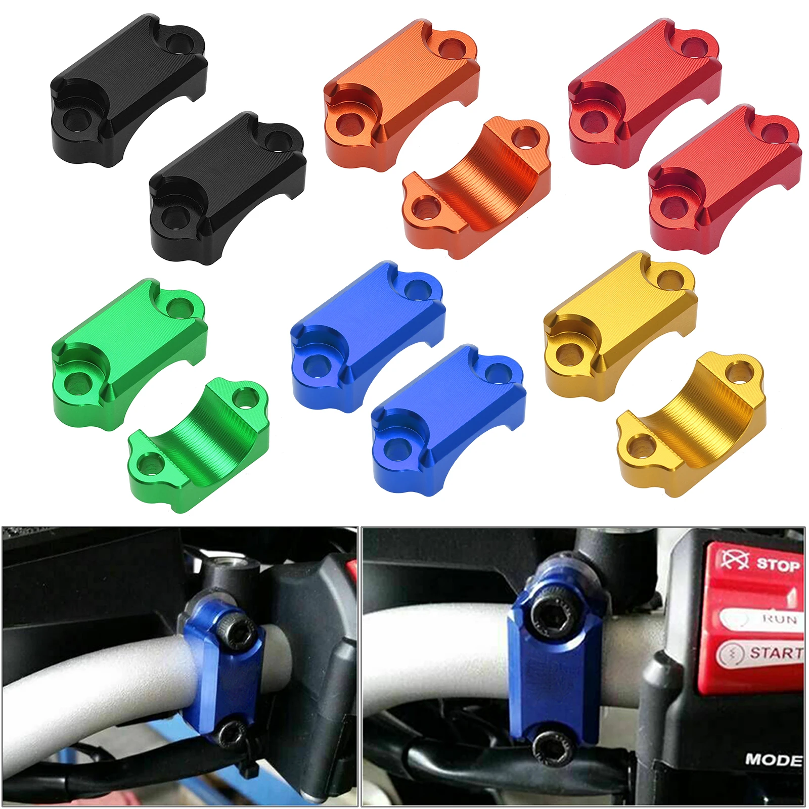 

Motorcycle Bar Clamp Cover Clutch Brake Master Cylinder Clamp For HONDA 899 Panigale VFR800F 2014-2015 999 S R 749 S 2003-2006