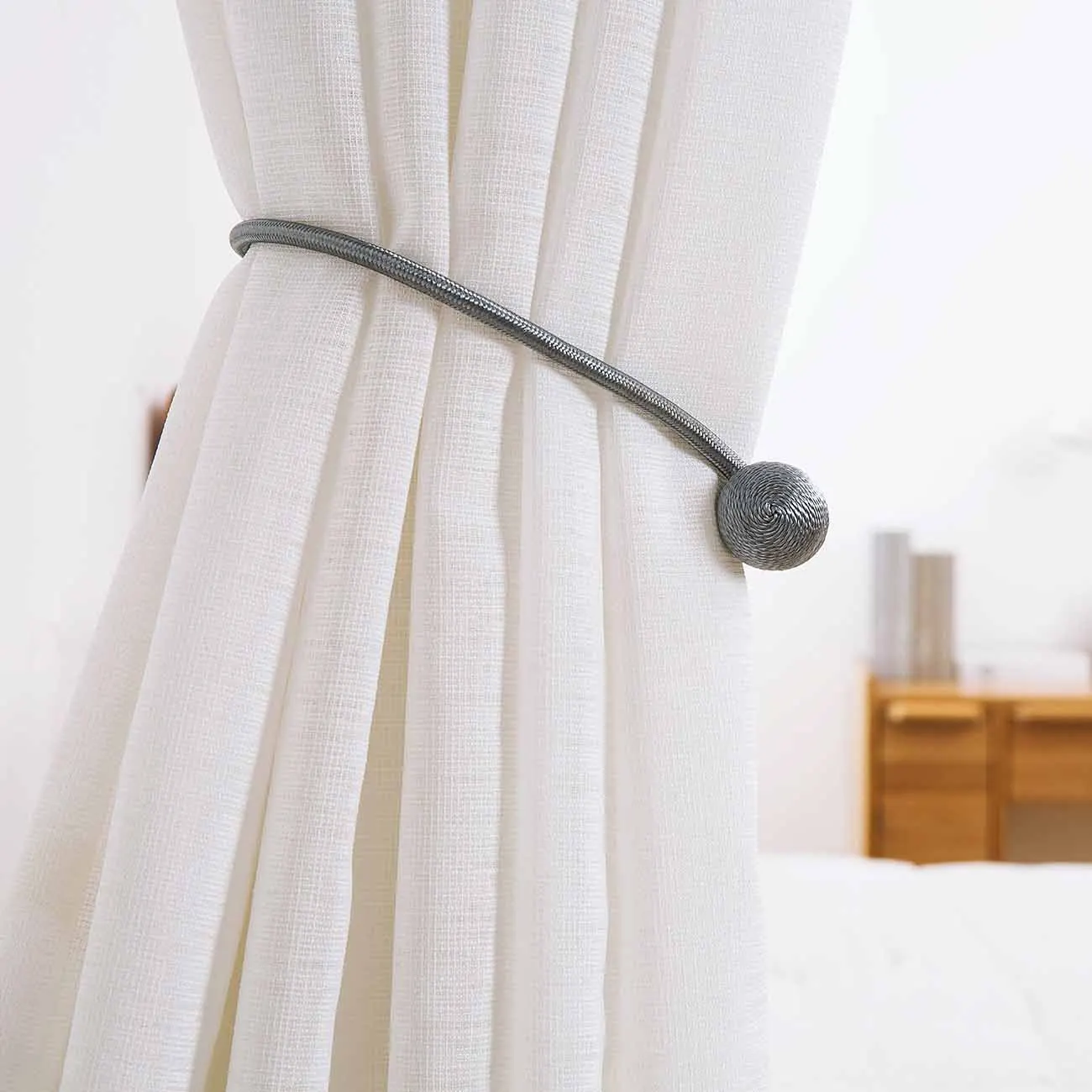 Современные Простые магнитные держатели для штор зажимы зажимные кольца