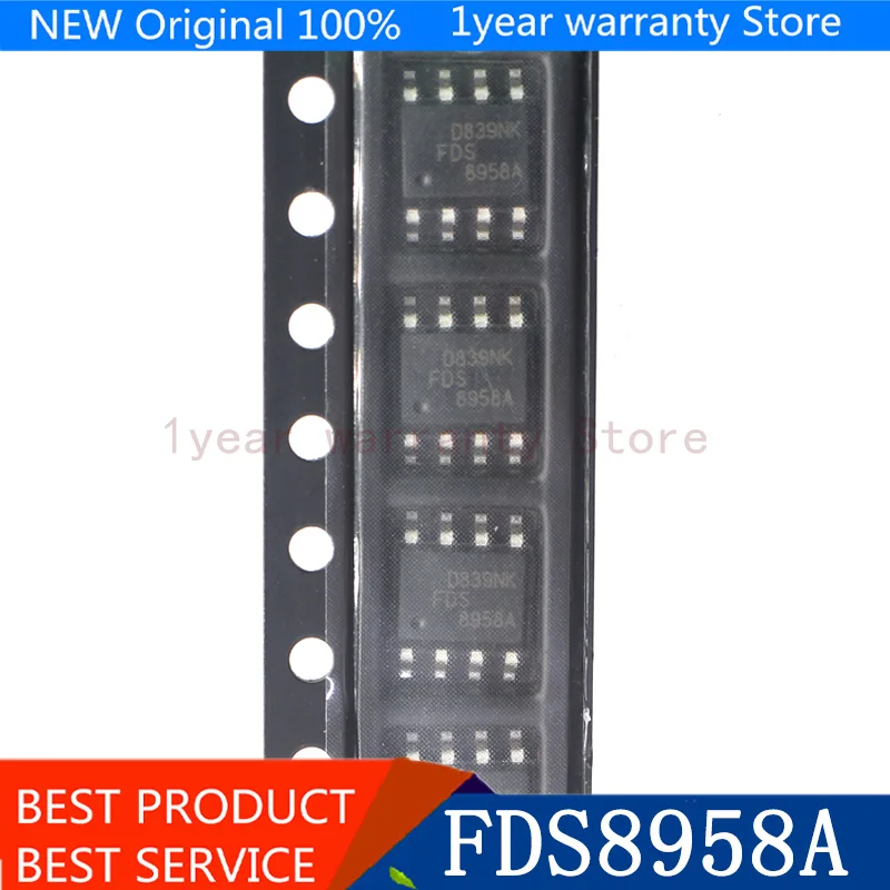 {Новый оригинал} 10 шт. FDS 8958A FDS8958A sop-8 | Электроника
