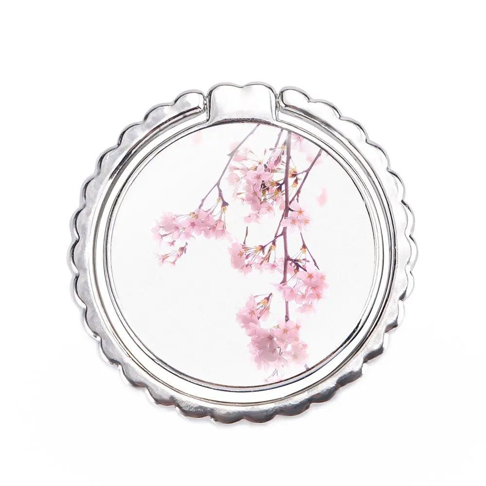 Кольцо-держатель для телефона с изображением цветущего вишневого дерева |