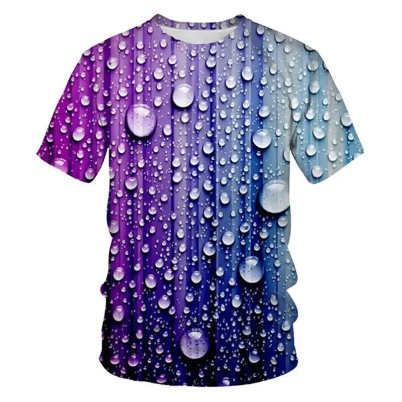 

Summer Men T-shirt 3D Beer Time Short Sleeve Novelty Water Pattern O-Neck Tops Tees Funny 3D Printed Streetwear Tshirt
