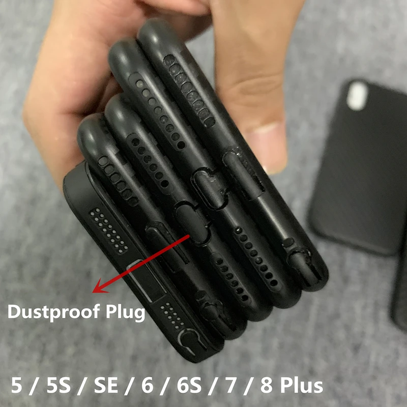 Чехол из углеродного волокна для iPhone XS Max X XR 8 7 Plus 5 5S SE 6 6S Чехол Мягкий чехол из ТПУ для Iphone 7 8 XS 11 Pro Max силиконовый чехол для телефона