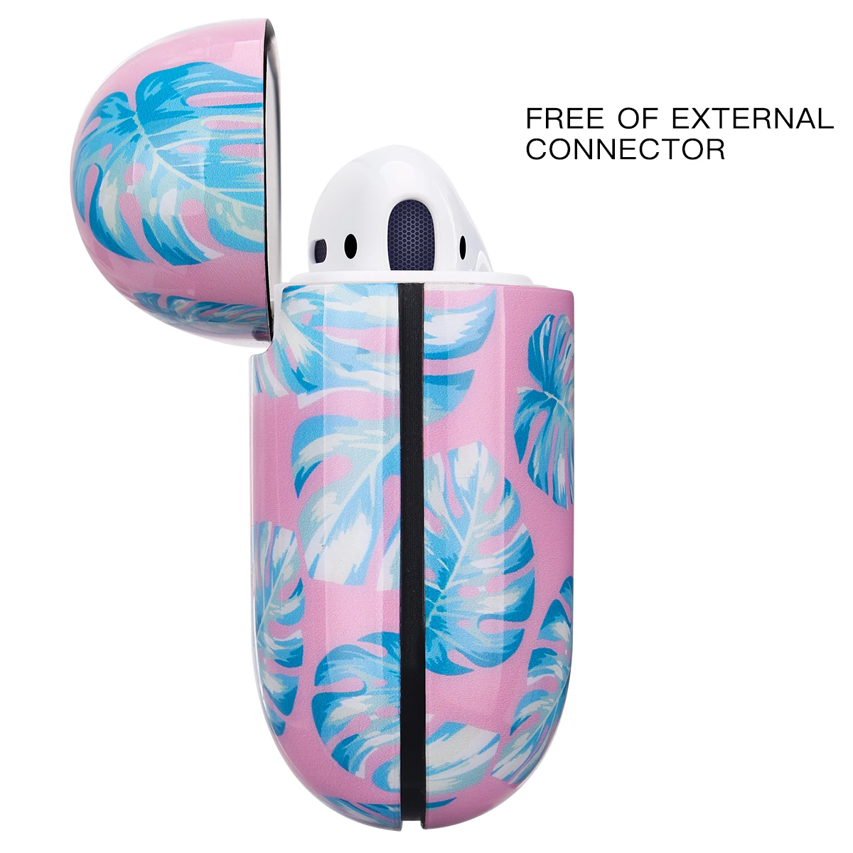 Netarlier беспроводной Bluetooth чехол для наушников для Apple AirPods 1 2 банановый лист глянцевый мягкий защитный IMD чехол с вешалкой крюк