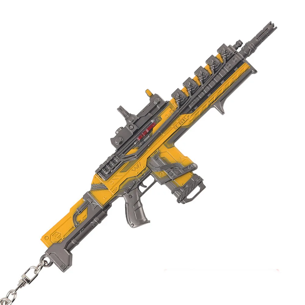 haomuluoke-S2 Новинка, брелок для ключей, легенда APEX, игра Battle Royale, модель металлического пистолета, игрушечный брелок из сплава, 20 см, рождественский подарок - Цвет: haomuluoke-S2
