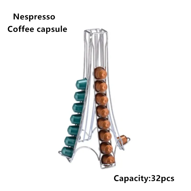 9 Кофейная капсула Nespresso стойка-башня стойка для кофейных капсул диспенсер подходит капсула Nespresso для хранения держатель фильтра для кофе - Цвет: 9