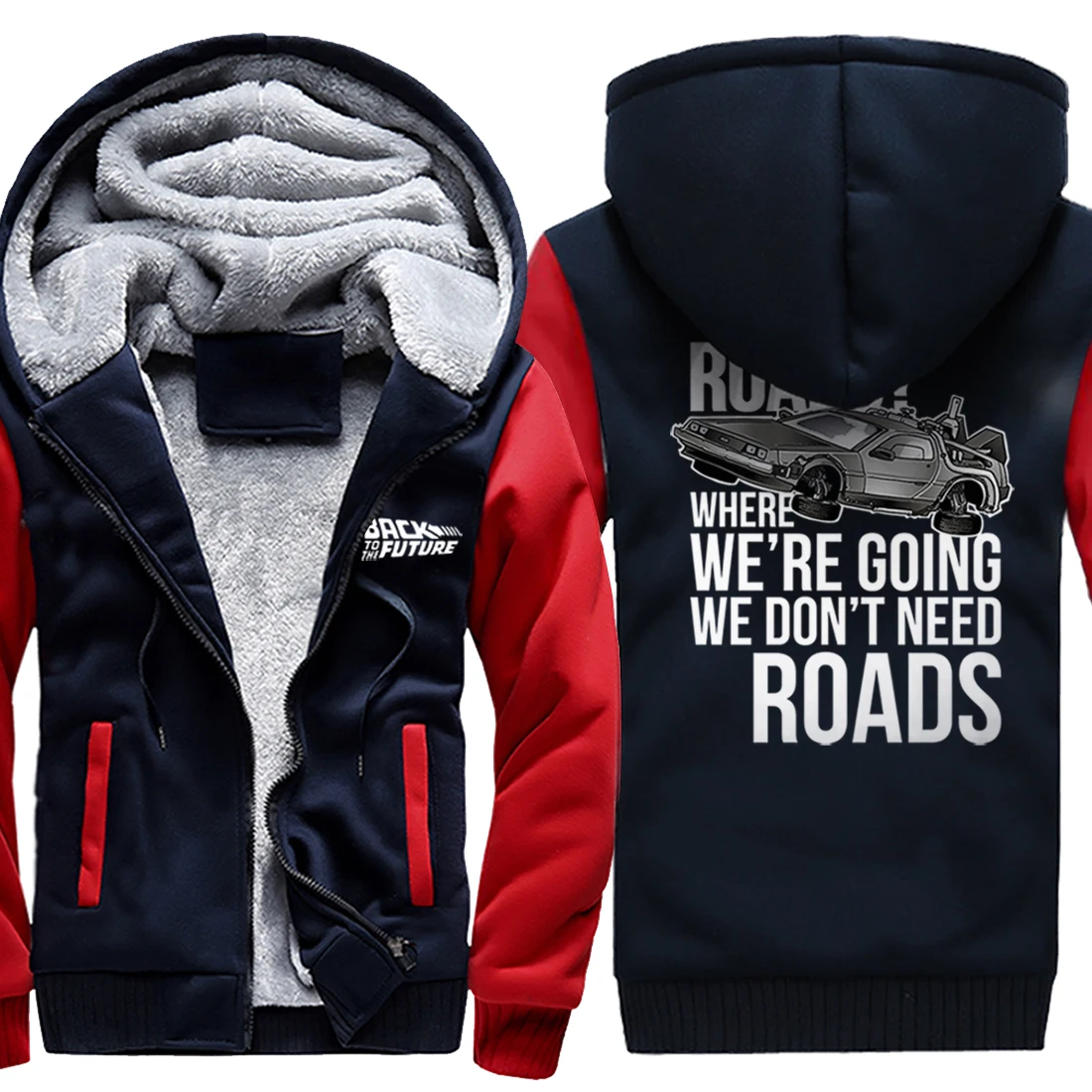 

Back To The Future утепленные Толстовки с капюшоном для мужчин Harajuku 2020 принт Одежда Homme в стиле «панк»; Зимняя куртка теплая верхняя одежда Supoleron Hombre