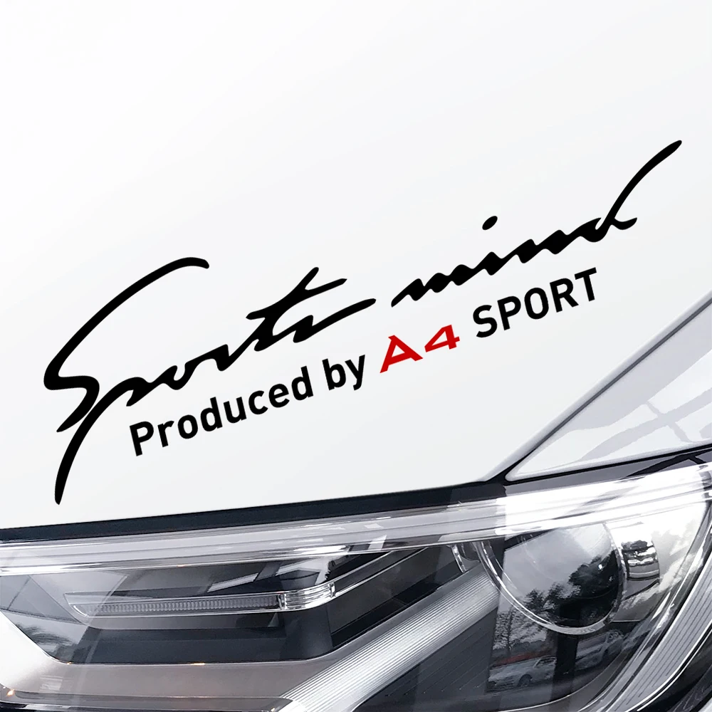 Автомобильный головной светильник для бровей наклейки Audi A4 B5 B6 B7 B8 B9 винил спорт