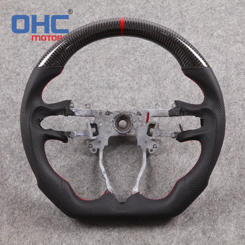 

100% Real Carbon Fiber Steering Wheel for Honda Fit Jazz Civic City