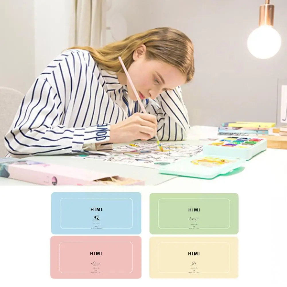 

18 Colors Portable Art Jelly Gouache Paint Set 30ml With Palette Gouache Watercolor Painting For Artists Students R3v7