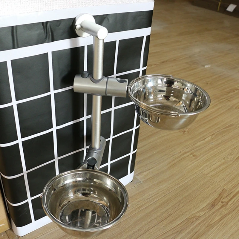 

Pet Adjustable Aluminum Alloy Lifting Bowl Dog Feeder Nonslip Food Dispenser