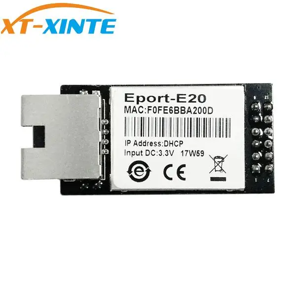 ВЧ сетевой серверный порт E port E20 FreeRTOS ttl серийный к Ethernet встроенный модуль DHCP 3 V TCP