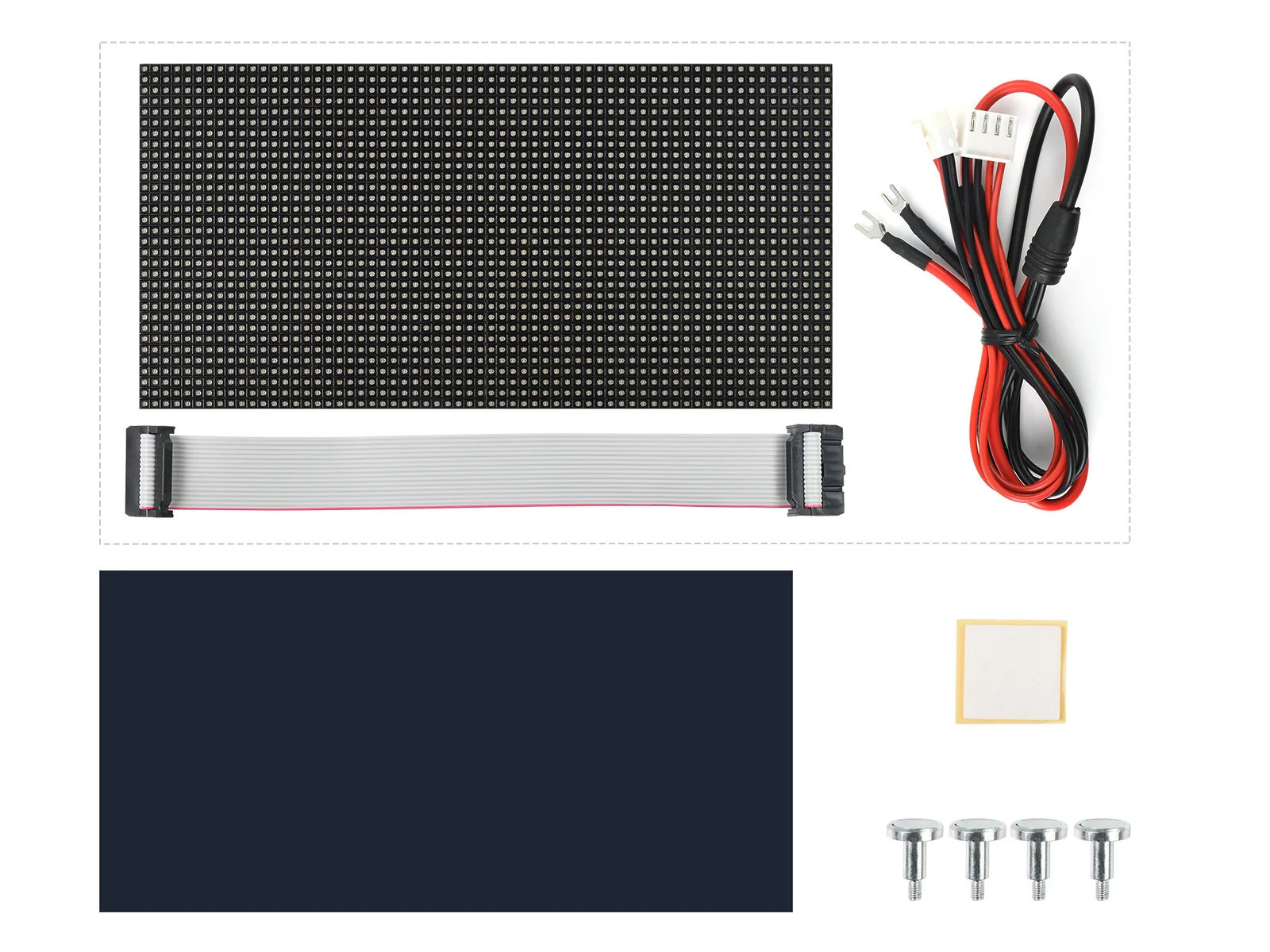 Waveshare RGB Full-Color LED Matrix Panel 64×32 Pixels Adjustable Brightness Supports Raspberry Pi Pico ESP32 | Компьютеры и офис