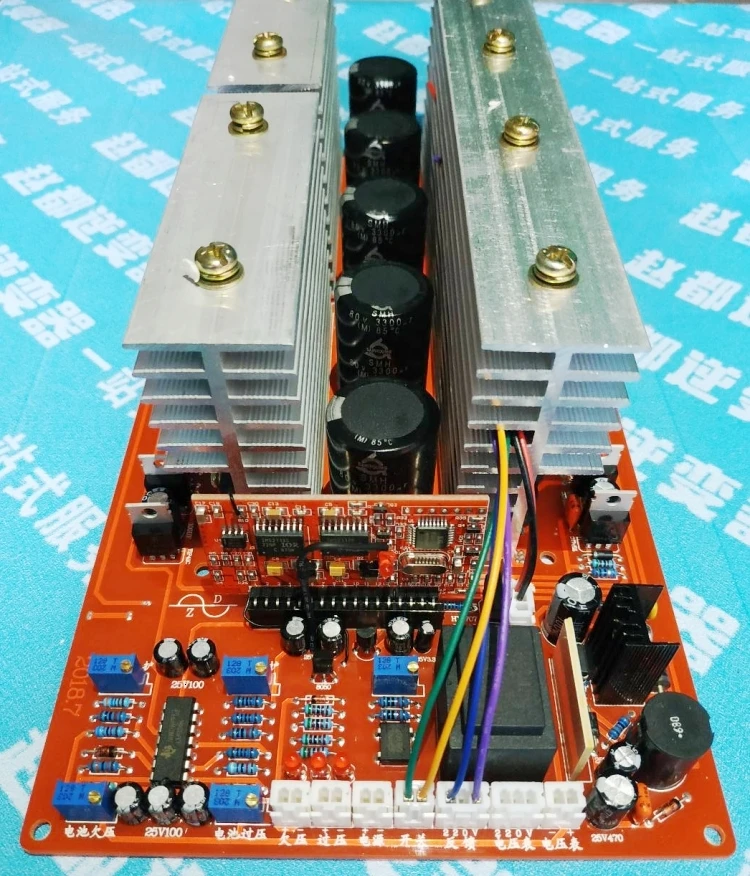 Мощность Частота Чистая синусоида Инвертор материнская плата 24V5KVA 36V6. 5KVA 48V8KVA 60V8KVA 72V9KVA 5-9KVA