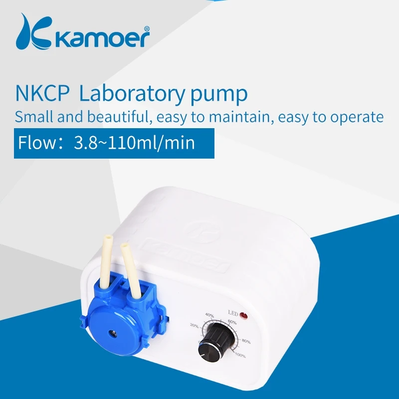 Kamoer KCP 24 В Интеллектуальный шланговый насос машина с регулируемым расходом и красочной головкой насоса используется для лаборатории