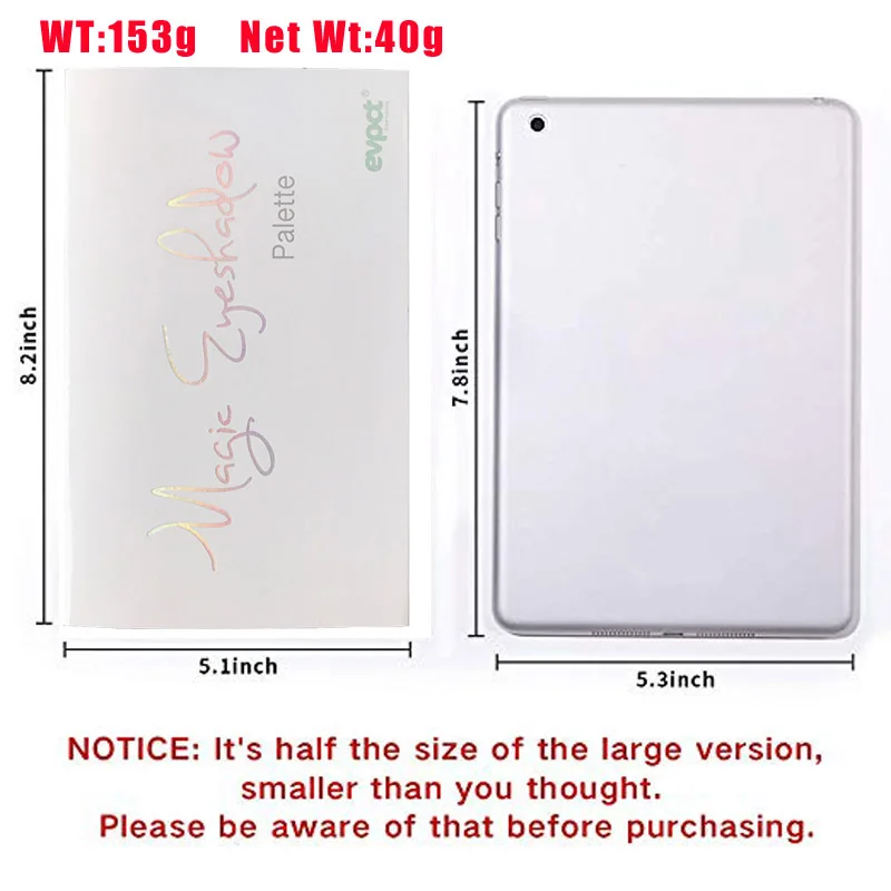 Палетка женских блестящих теней для век 39 цветов матовые блестящие стойкие тени