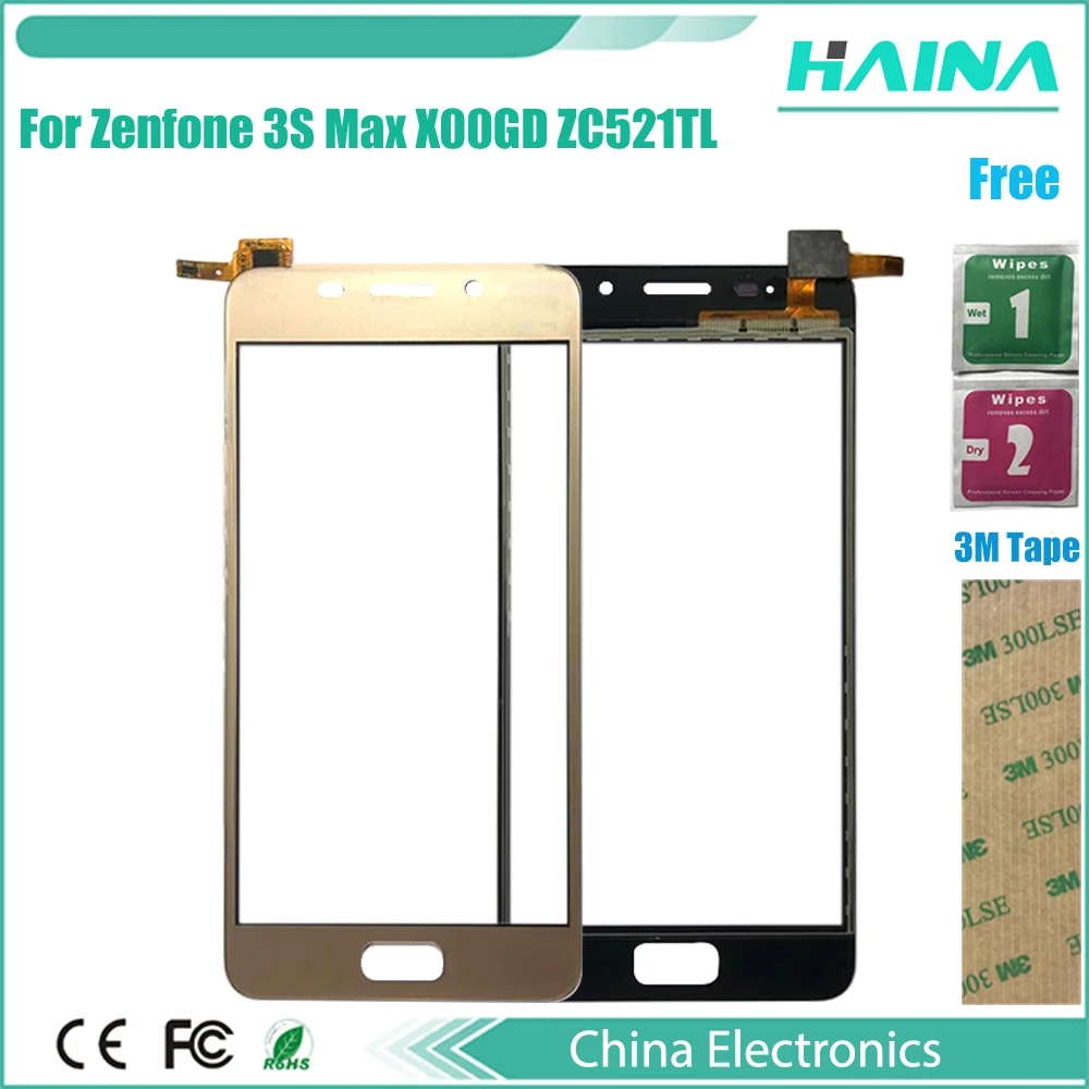 Наклейка 3M сенсорный экран с дигитайзером для Asus Zenfone 3S Max X00GD ZC521 сенсорная панель