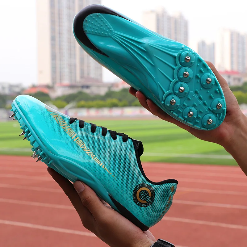 Спортивная обувь для мужчин и женщин с шипами тренировок Профессиональная