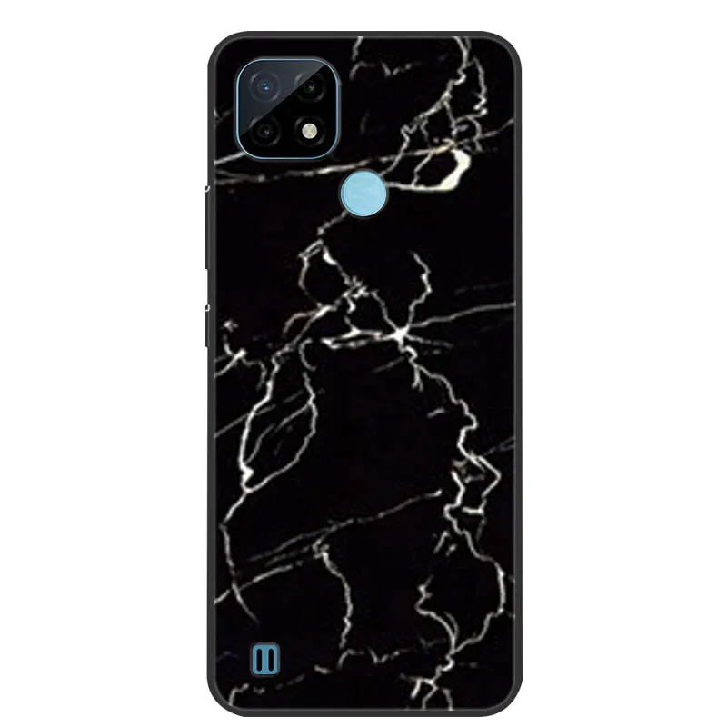 for oppo realme c21y case cool black series soft silicon cover for realme c21 c25 c25s phone cases protective realmi c 21 y capa free global shipping