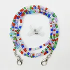 Модная цепочка для очков для чтения для женщин Лыжная маска цепи шнурки бусины ремешок для очков держатель солнцезащитные очки шнур шейный ремешок цепь для очков держатель для очков Цепи для очков