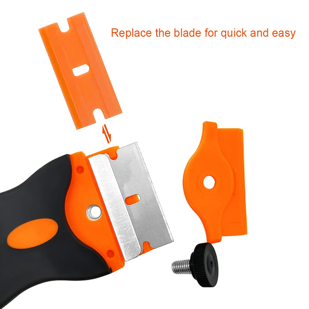 Этикетки наклейки лезвия бритвы скребок контурный с захватом 2 упаковки