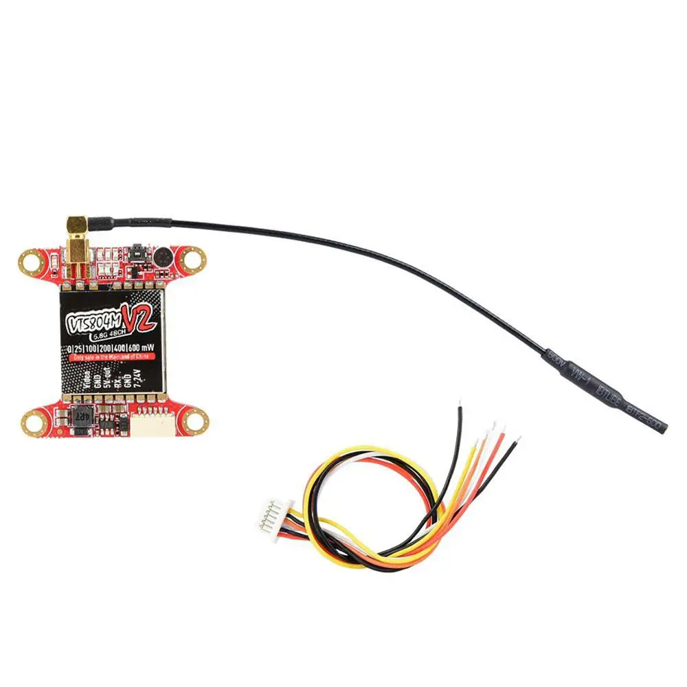 Передатчик PandaRC VT5804M V2 0-600 мВт переключаемый 48CH FPV передатчик VTX RC и плата приемника