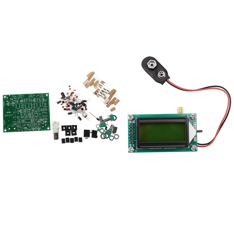 

Радиоприемник авиационного диапазона HFES 1 шт., зеленый и 1 шт., счетчик частоты 1-500 МГц «сделай сам»