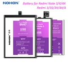 NOHON BM47 аккумулятор для телефона Redmi 4X аккумулятор BN41 для Redmi Note 4 Аккумулятор BM46 BN43 BN40 для Xiaomi Redmi 3 3S 4Pro Note 4 4X
