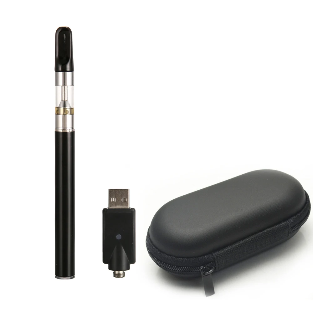 Black Top charging Электронная сигарета CBD, перо для электронной сигареты комплект 350mah батарея rdta распылитель масло воздушный переключатель испаритель кальян ручка против воздуха стручок пара - Цвет: Black Top charging