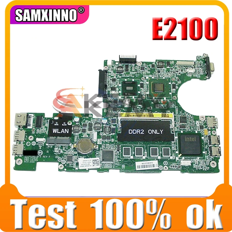 

Original Laptop motherboard For DELL Latitude E2100 Mainboard CN-0F593P 0F593P DAZM1MB18F0 N270 945GSE