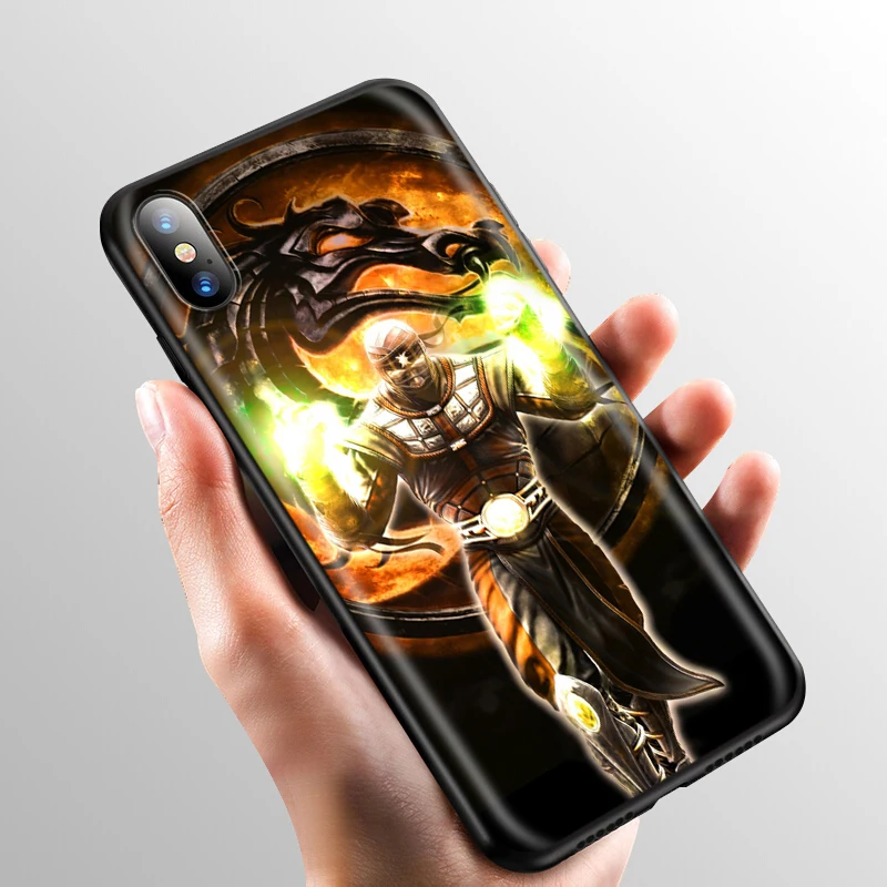 Силиконовый мягкий чехол YIMAOC Mortal Kombat для iPhone 12 Mini 11 Pro XS Max XR X 8 7 6 6S Plus 5 5S SE|Бамперы| |