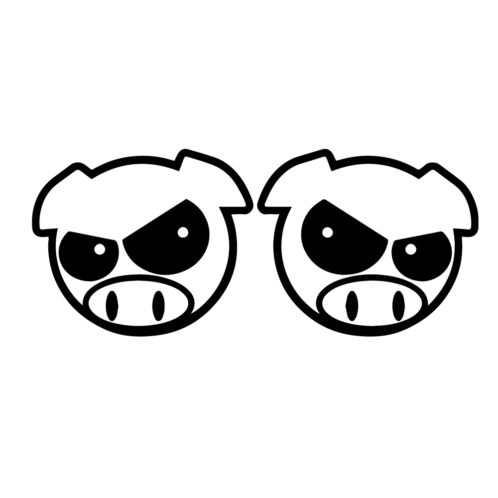 Крутые дизайнерские наклейки со свиньями для автомобиля стильные забавные