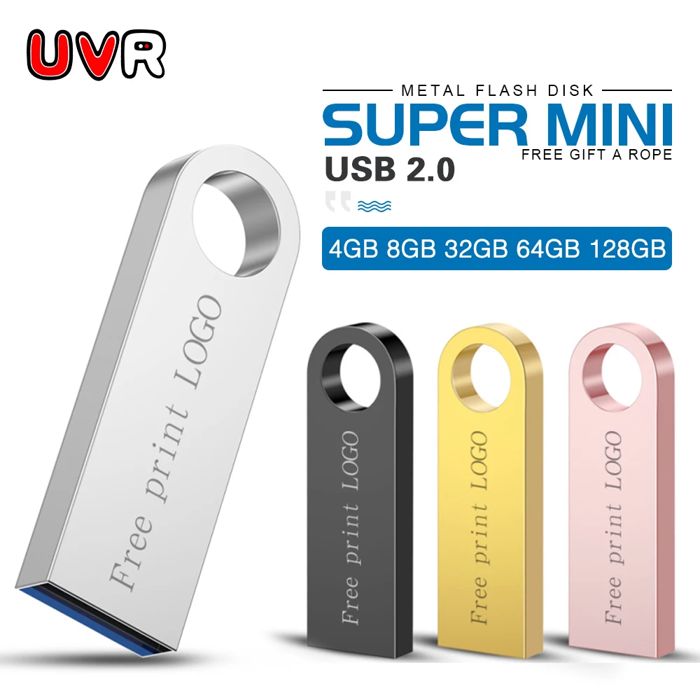 USB флеш-накопитель 32 Гб 128 ГБ 8 ГБ флеш-накопитель 64 ГБ флеш-накопитель 16 Гб водонепроницаемый металлический u-диск 2,0 USB флеш-карта памяти бесплатный логотип на заказ