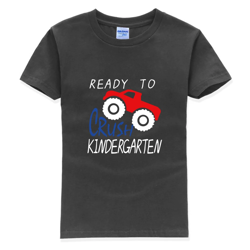 Футболка с надписью Ready to давить для детского сада|Тройники| |