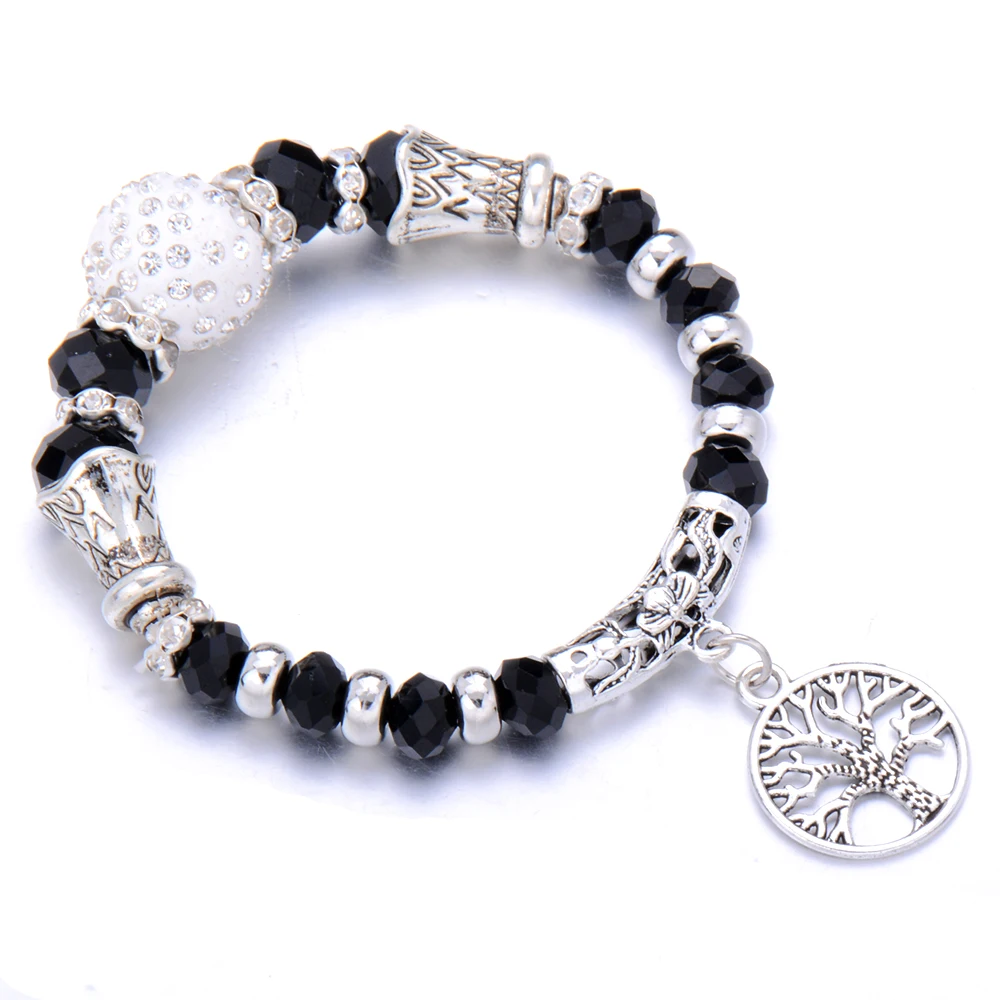 Браслет из бусин Древо жизни для женщин и мужчин изящные деревянные четки йоги