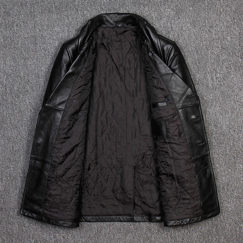Новая Подлинная куртка 2020 мужская деловая плюс хлопок Повседневная приталенная