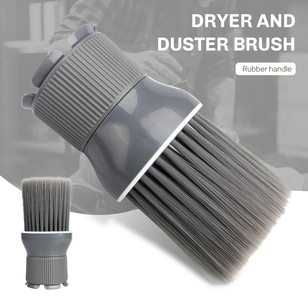 

Профессиональная мягкая Парикмахерская щетка для шеи, фен, щетка, щетка для чистки волос, щетка для разбивания волос в салоне, инструменты д...