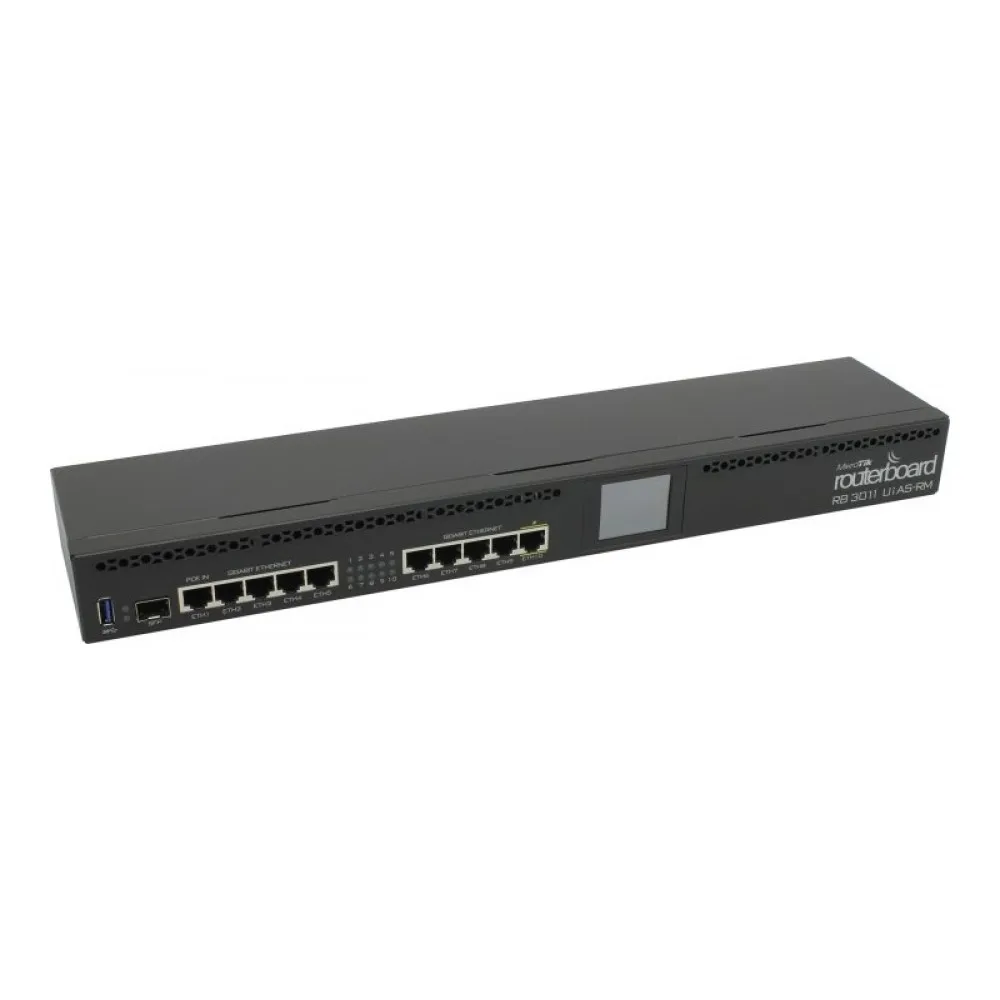 Маршрутизатор MikroTik RB3011UiAS RM|Комбинация модем-роутер| |