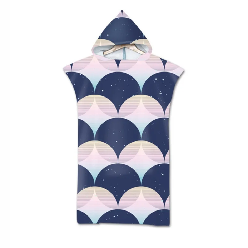 Пляжное полотенце из микрофибры с капюшоном для мужчин и женщин|Пляжная одежда| |